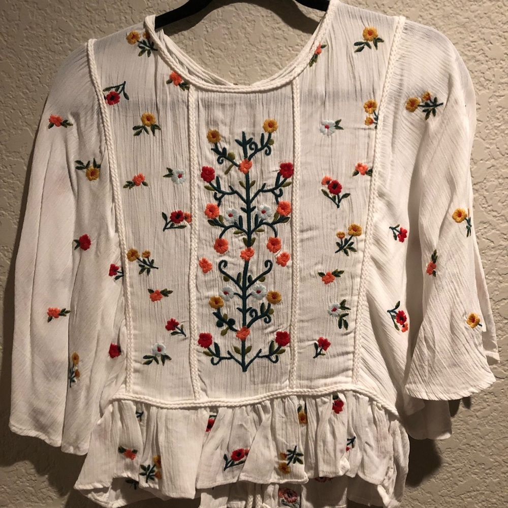 Fiesta woven top